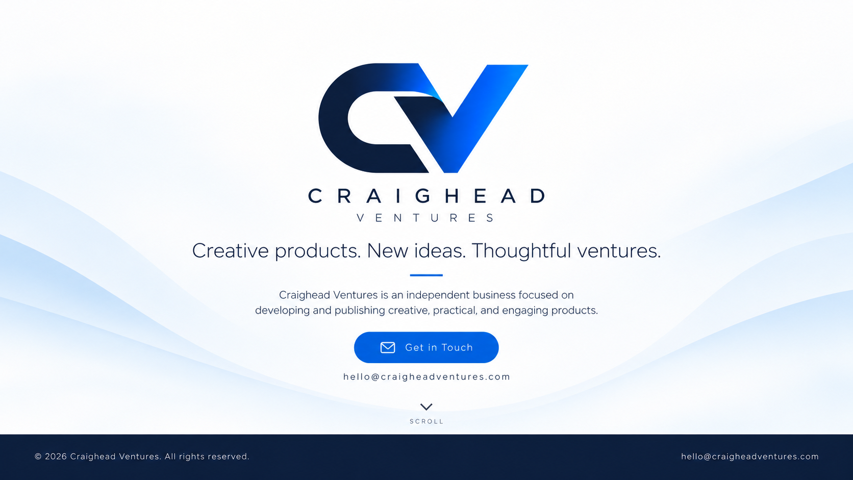 Craighead Ventures landing page